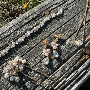 Olive & Piper wedding jewelry set